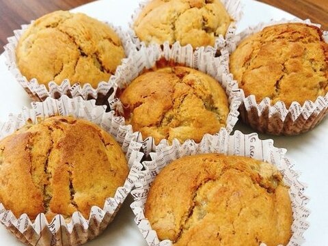 簡単!黒みつバナナマフィン